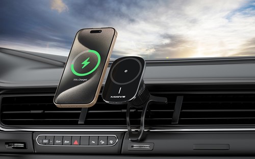 Xssive 15W Magnetic Wireless Car Charger Holder XSS-CH119MS 2IN1  -2