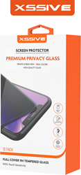 Xssive 10-Pack Goldline Privacy Tempered Glass iPhone 17 Air - Zwart