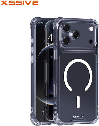 Xssive Anti Shock Case for Magsafe iPhone 17 - Clear