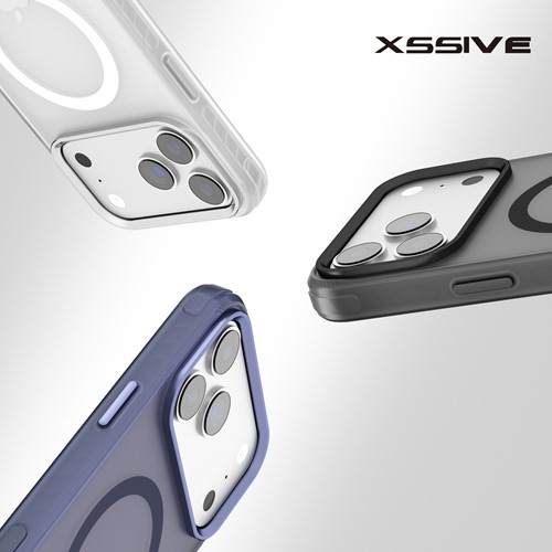 Xssive Back Case Color Clear Series for Magsafe iPhone 17 - Matte Transparent-2