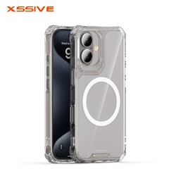 Xssive Anti Shock Case compatible with Magsafe iPhone 16 Pro Max - Clear
