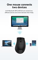 Xssive Bluetooth Wireless Mouse XSS-MS4RG - Rose Gold -2
