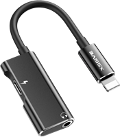 Xssive 2in1 Adapter for iPhone XSS-2IN1L3.5 - Zwart