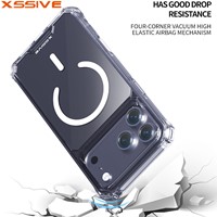 Xssive Anti Shock Case for Magsafe iPhone 17 - Clear-2