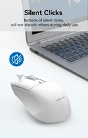 Xssive Bluetooth Wireless Mouse XSS-MS4WT - White -3