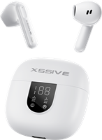 Xssive Wireless Earbuds with ENC+Display XSS-TWS19W - Wit-2