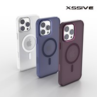 Xssive Back Case Color Clear Serie für Magsafe iPhone 16 Pro - Schwarz-2