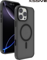 Xssive Back Case Color Clear Serie für Magsafe iPhone 16 Pro - Schwarz