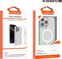 Xssive Back Case Color Clear Series for Magsafe iPhone 16 Pro - Matte Transparent-3