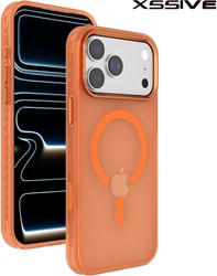 Xssive Back Case Color Clear Serie für Magsafe iPhone 17 Pro Max/18 Pro Max - Orange