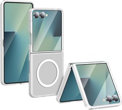Xssive Back Case pour Magsafe Galaxy Z Flip 7/8 - Matte Transparent