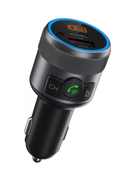 Xssive 24W PD Fast Charging Wireless FM Transmitter & Music Player XSS-FM13 