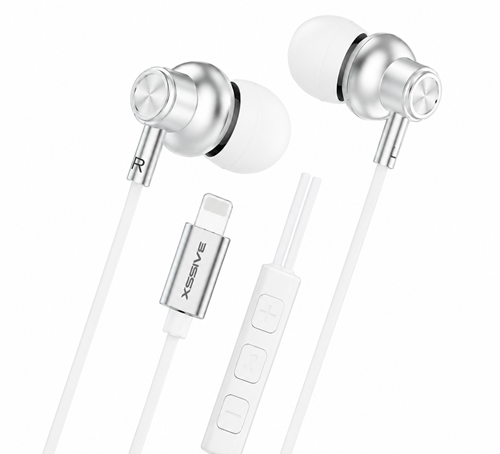 Xssive 8-Pin In-Ear Stereo Earphones for iPhone XSS-EP26W - White