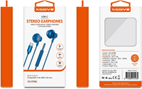 Xssive Stereo Headphones Type-C XSS-EP18BL - Blue-2