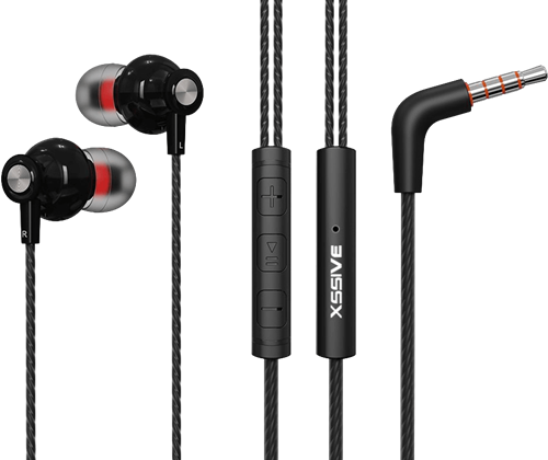 Xssive Stereo Headphones 3.5mm XSS-EP23 - Zwart