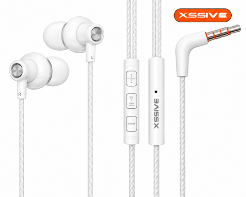 Xssive Casque stéréo 3.5 mm XSS-EP23W - Blanc