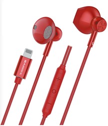 Xssive Écouteurs stéréo pour iPhone XSS-EP24R - Rouge