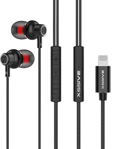 Xssive Écouteurs stéréo In-Ear 8-Pin pour iPhone XSS-EP26 - 