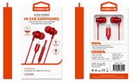 Xssive 8-Pin In-Ear Stereo Earphones for iPhone XSS-EP26R - Red-2