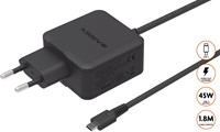 Xssive 45W GaN Super Schnellladegerät XSS-45W 1.8MB - Schwarz 