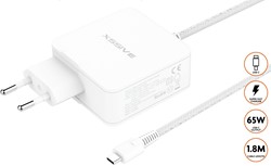 Xssive 65W GaN Super Fast Charger XSS-65W 1.8MB - White 