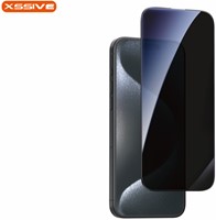 Xssive 10-Pack Goldline Privacy Tempered Glass iPhone 17 Pro Max - Zwart-2
