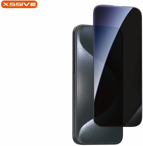 Xssive 10-Pack Goldline Privacy Tempered Glass iPhone 17 Pro Max - Zwart-2