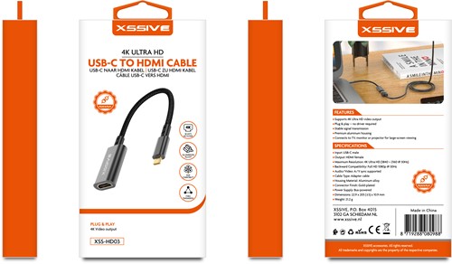 Xssive 4K USB-C auf HDMI Kabel XSS-HD03 -2