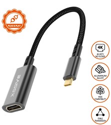 Xssive 4K USB-C to HDMI Cable XSS-HD03 