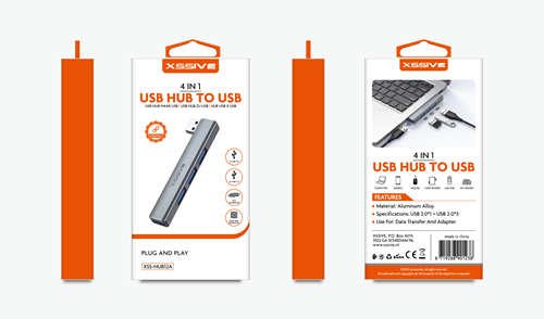 Xssive 4in1 USB Hub to USB XSS-HUB12A -2