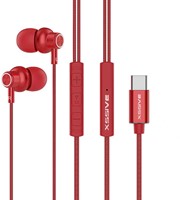 Xssive Stereo In-Ear Earphones Type-C XSS-EP25R - Red