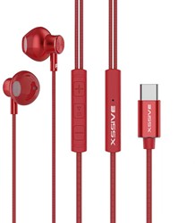 Xssive Stereo Headphones Type-C XSS-EP18R - Rood