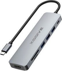 Xssive 7in1 USB Hub to USB-C XSS-HUB7