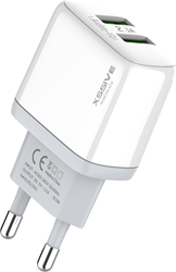 Xssive Duo USB Adapter XSS-AC54 - Weiß 