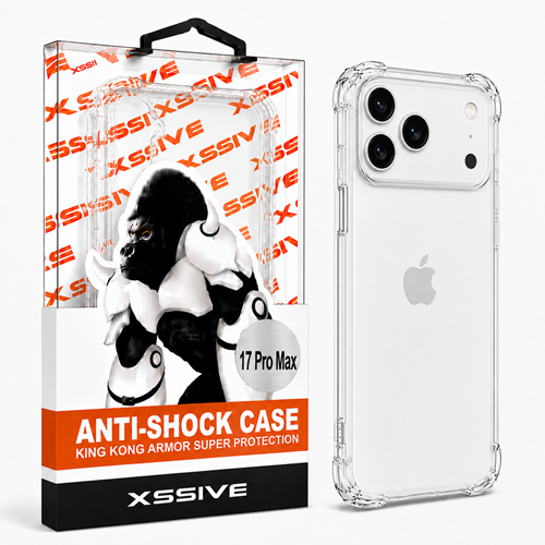 Xssive Anti Shock Back Cover iPhone 17 Pro Max - Clear