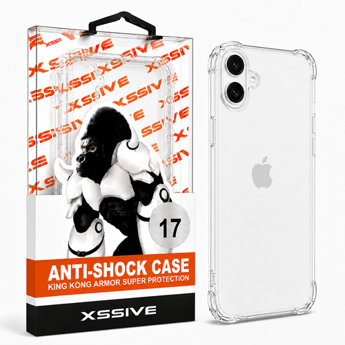 Xssive Anti Shock Back Cover iPhone 17 - Clear