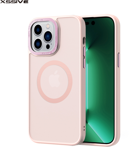 Xssive Back Case voor Magsafe iPhone 12 Pro Max - Pink