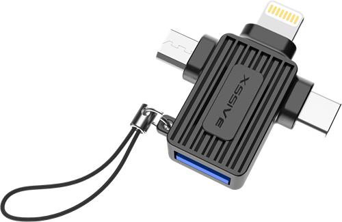 Xssive OTG Adapter 3in1 USB-C XSS-OT21 