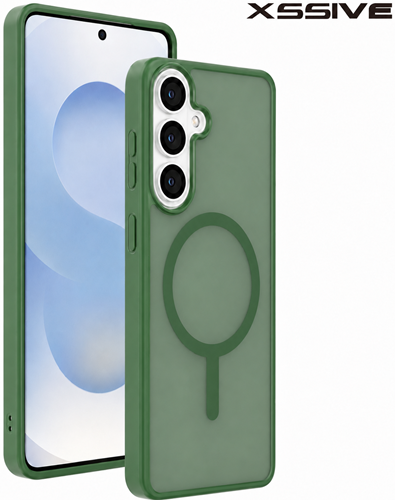 Xssive Back Case compatible for Magsafe Galaxy S24 - Green