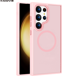 Xssive Back Case compatible for Magsafe Galaxy S24 Plus - Pink