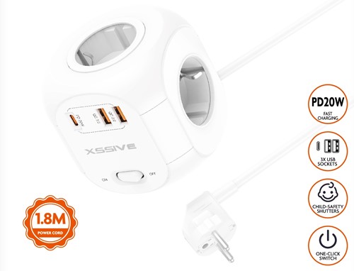 Xssive 20W Steckdose PD&QC3.0 XSS-SOCKET5 