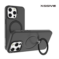Xssive Back Case for Magsafe Round Stand iPhone 12/12 Pro - Black