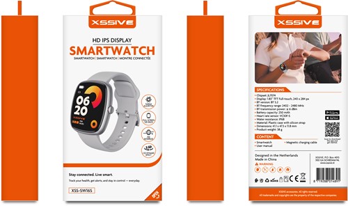 Xssive Smart Watch XSS-SW16S - Silver-3