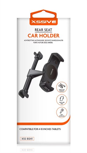 Xssive Rear Seat Car Holder XSS-BSH1 - Black-2