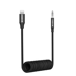 Xssive Stretchable Aux Cable 8-Pin to 3.5mm 1.5m XSS-L3.5SBR