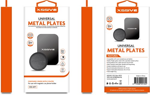 Xssive Support plaque métallique universel lot de 5 XSS-MT1  -2