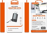 Xssive OTG USB to Micro Adapter XSS-OTG13M -2