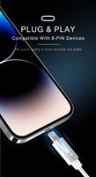 Xssive 8-Pin In-Ear Stereo Earphones for iPhone XSS-EP26W - White-2